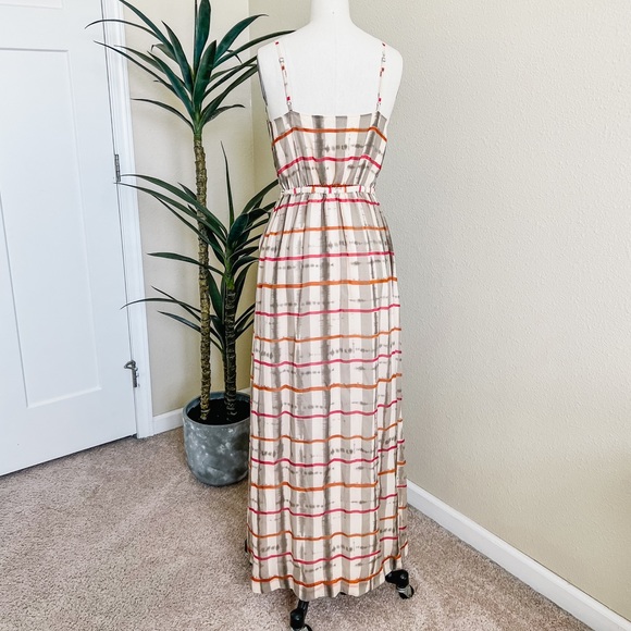 Sold! Broadway & Boom Pleated Pocket Maxi Dress sz 0 - Picture 5 of 8